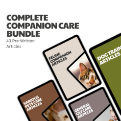 Complete Companion Care Bundle – 43 Pre-Written Articles